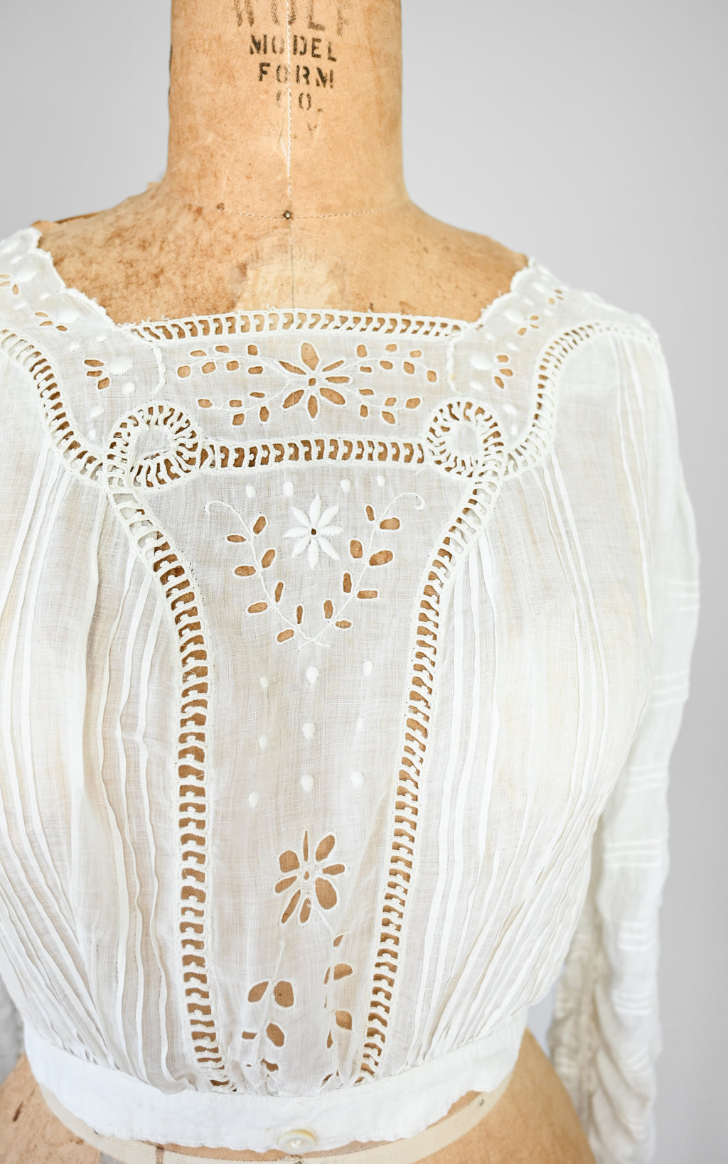 1900s Cut Paper Blouse