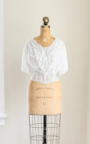 antique lace blouse