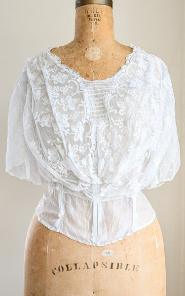 antique lace blouse