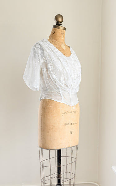 antique lace blouse