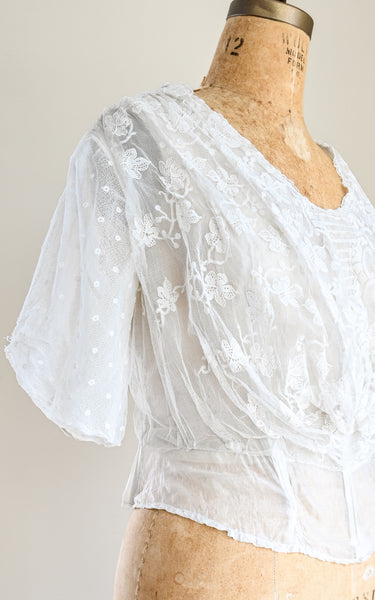 antique lace blouse