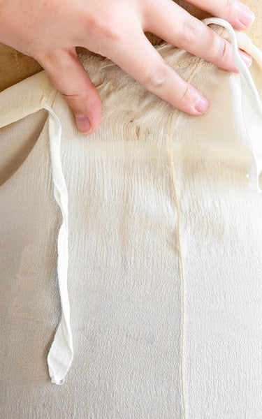 1910s Buttercream Silk Slip