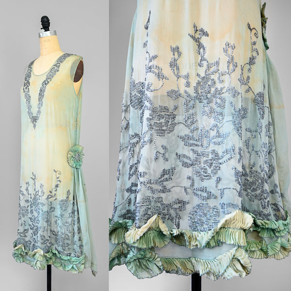 1920s Amarine Dress