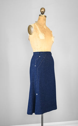 1940s Retrograde Skirt