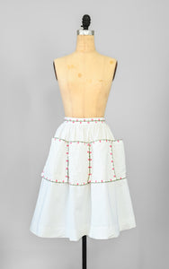 1950s Jardinaire Skirt
