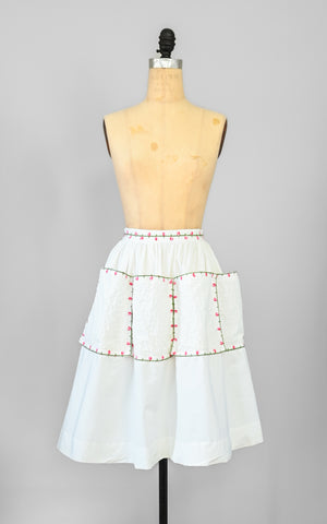 1950s Jardinaire Skirt