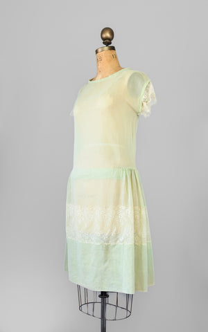 1920s Jade Dress