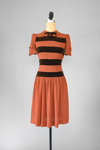 1940s Earthenware Dress