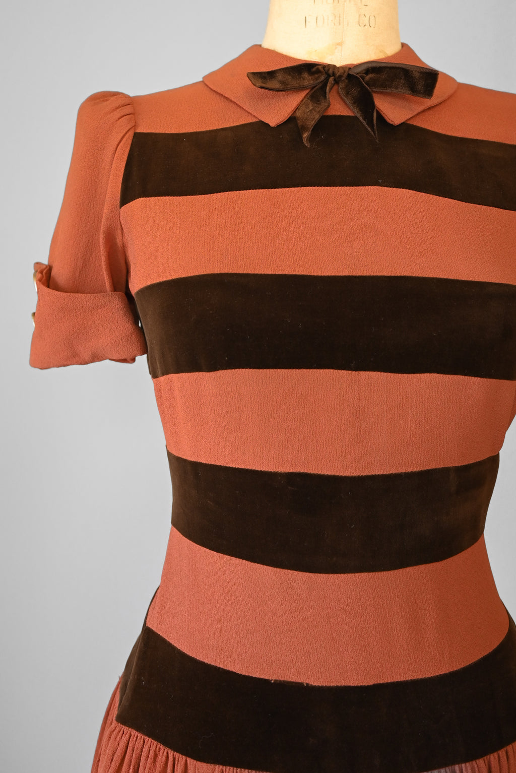 1940s Earthenware Dress