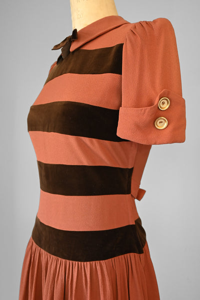 1940s Earthenware Dress