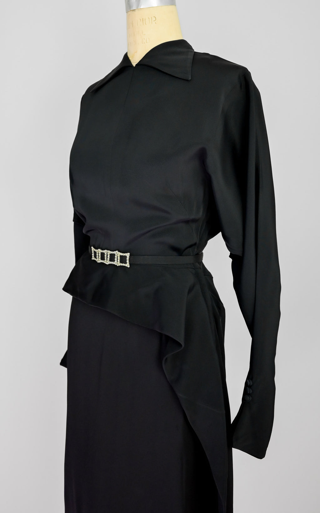 1930s Chiaroscuro Dress