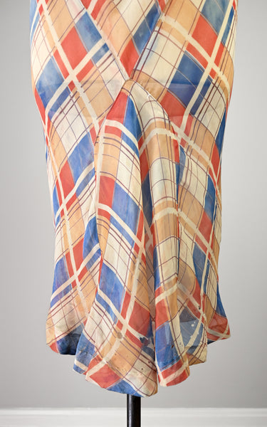 1930s Mode Moderne Dress