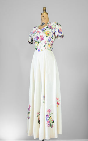 1930s Botaniska Dress