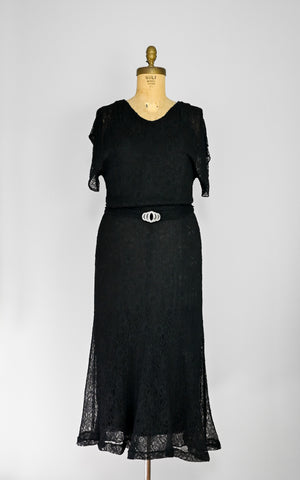 1930s Garnet Dress