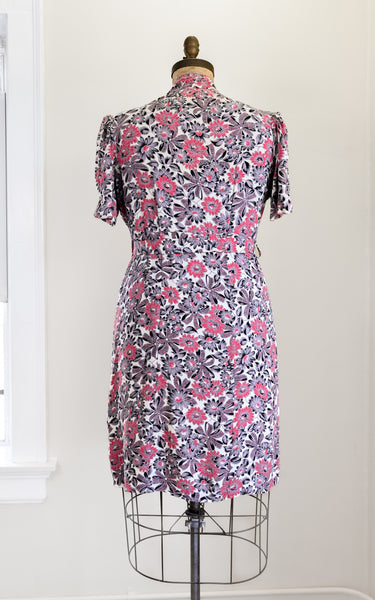 1930s Enfleurie Dress