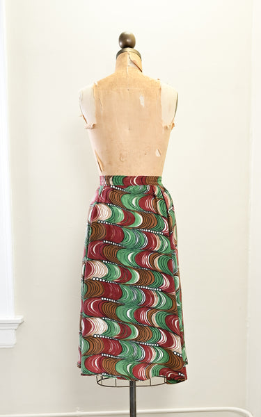 1930s Op Art Skirt