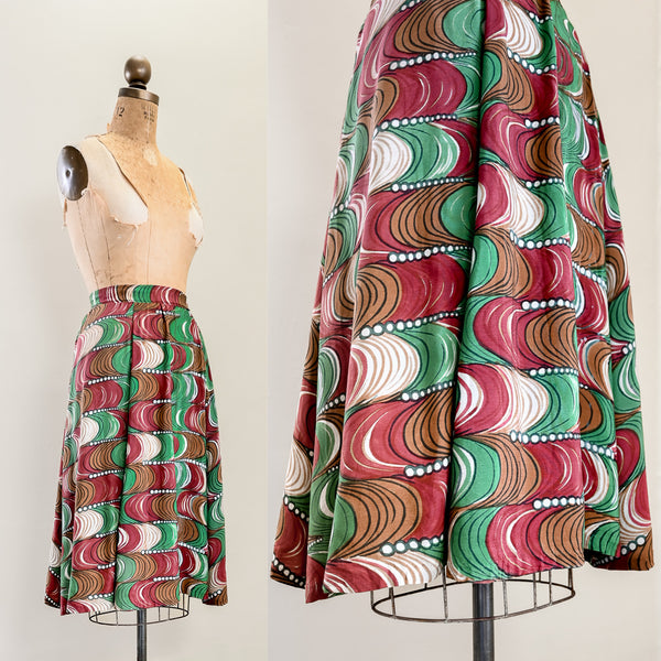 1930s Op Art Skirt