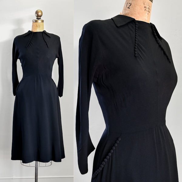 1940s Shale Dress
