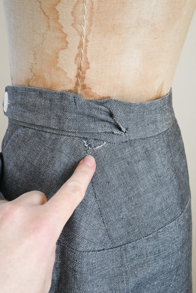 1940s De Nimes Skirt