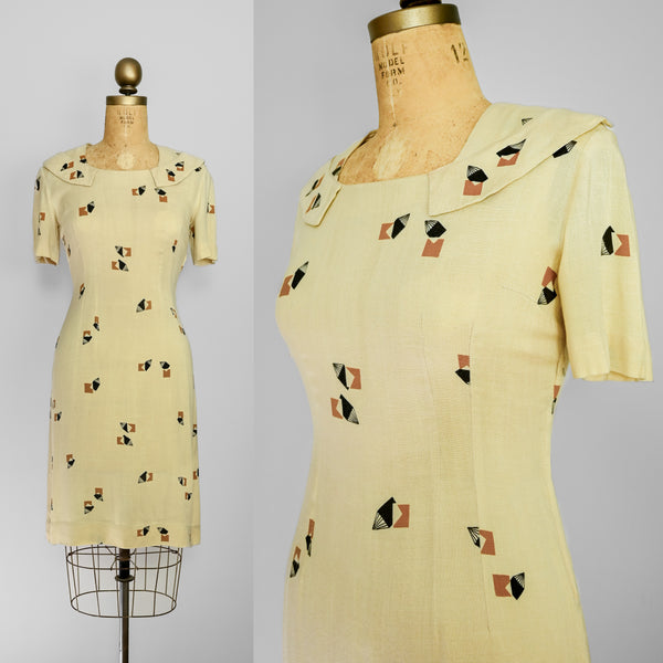 1950s Correspondence Dress