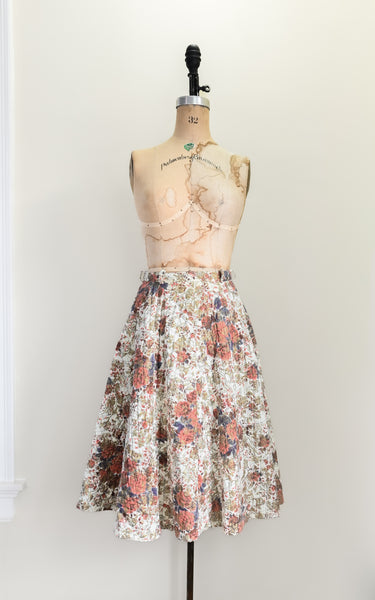 Jupe matelassée Artemisia des années 1950