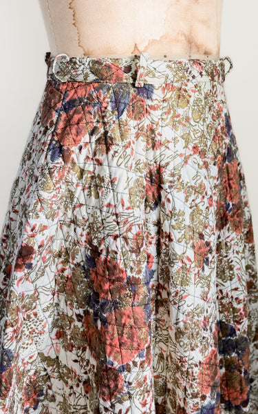 Jupe matelassée Artemisia des années 1950