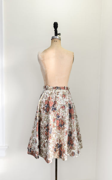 Jupe matelassée Artemisia des années 1950