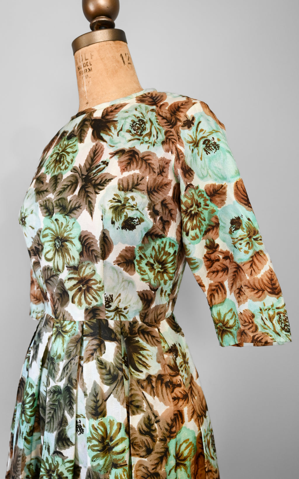 1960s Viridian Dress