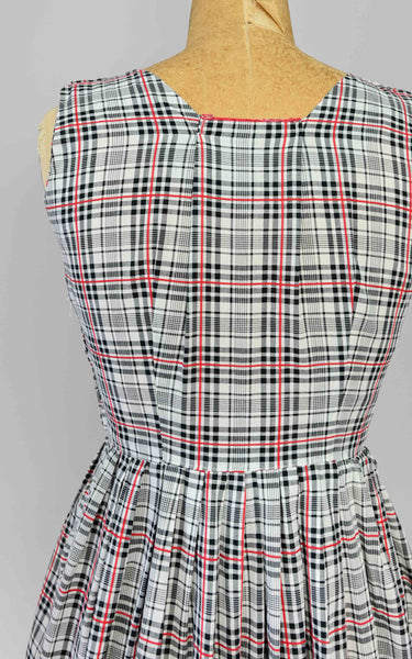 1960s Quadrille Dress