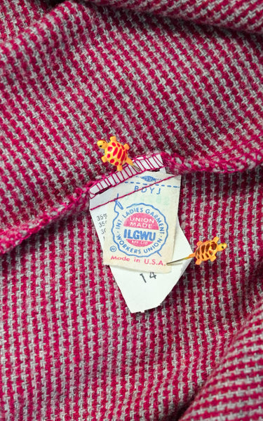 Culotte grenat des années 1970