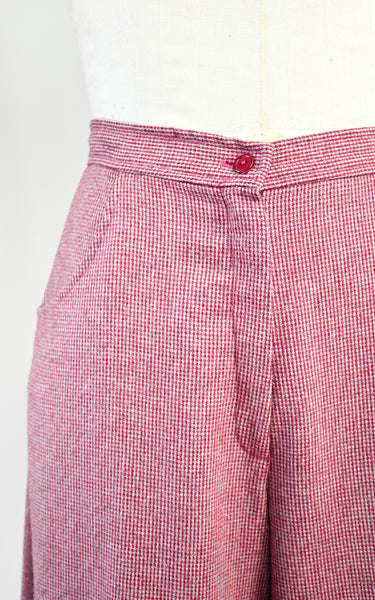 Culotte grenat des années 1970