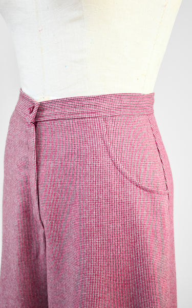 Culotte grenat des années 1970