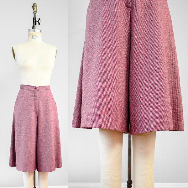 Culotte grenat des années 1970