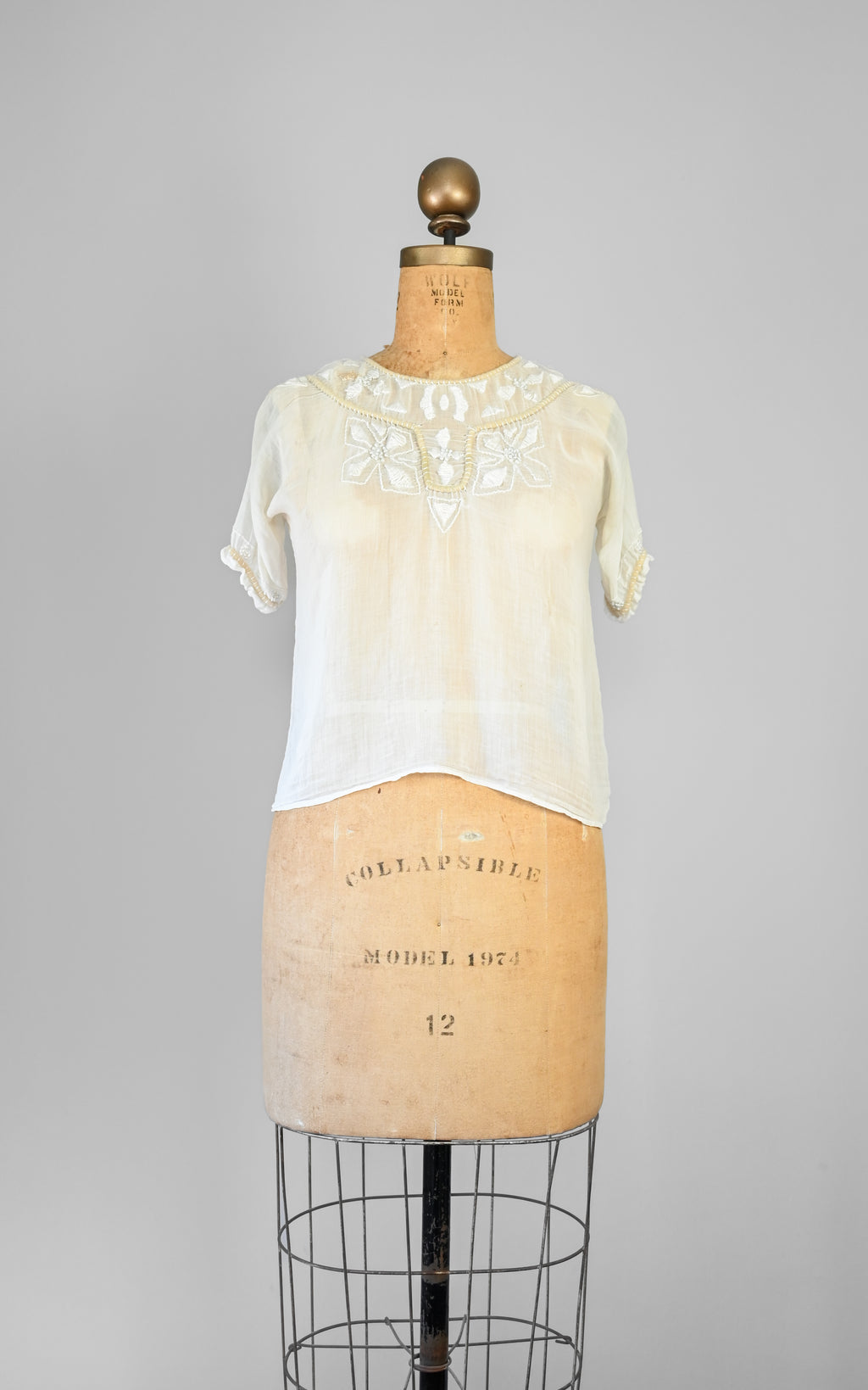 1920s Moonbeam Blouse