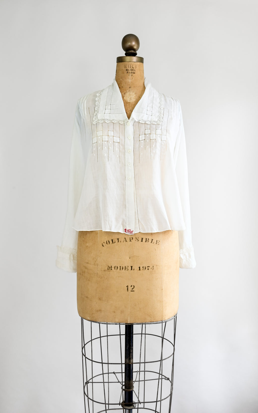 1910s Travertine Blouse
