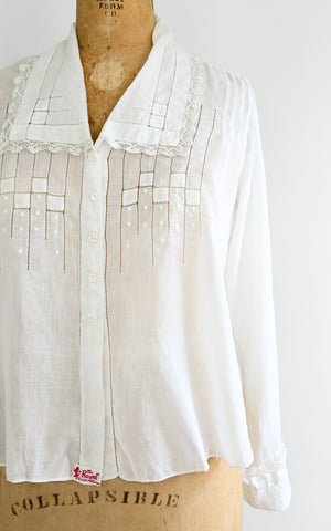 1910s Travertine Blouse