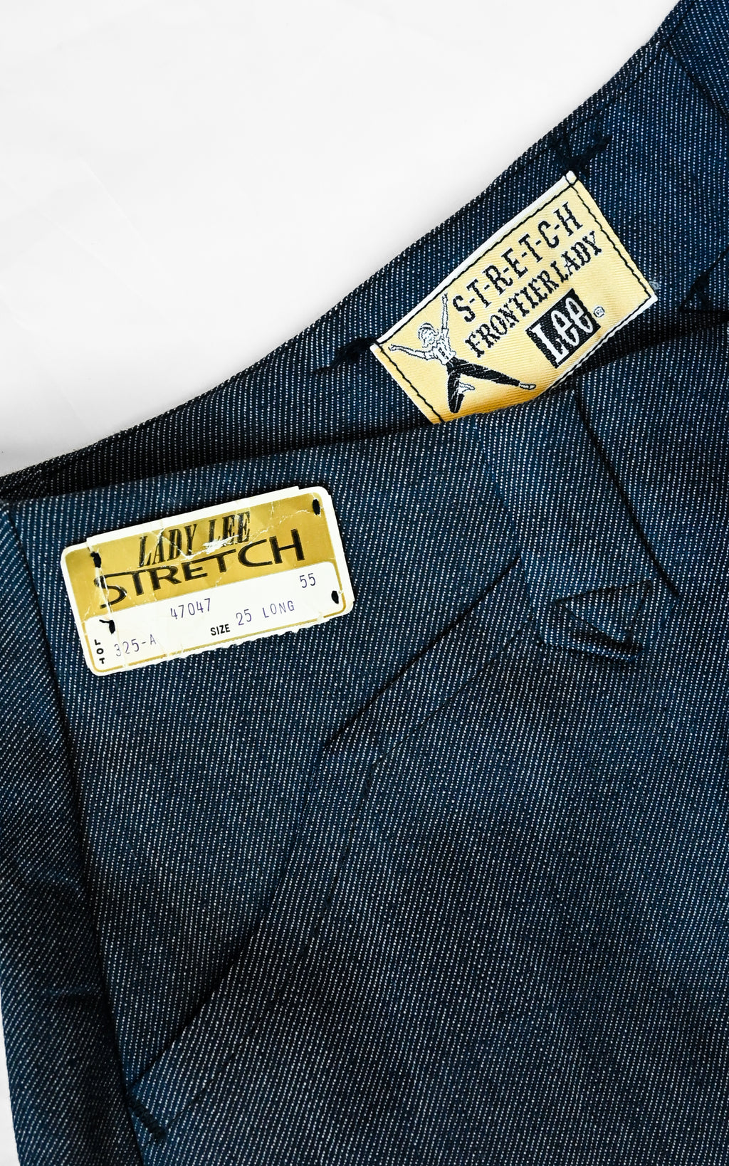 1960s No-Sissie Side-Zips: Deadstock Frontier Lady Lee Stretch Denim