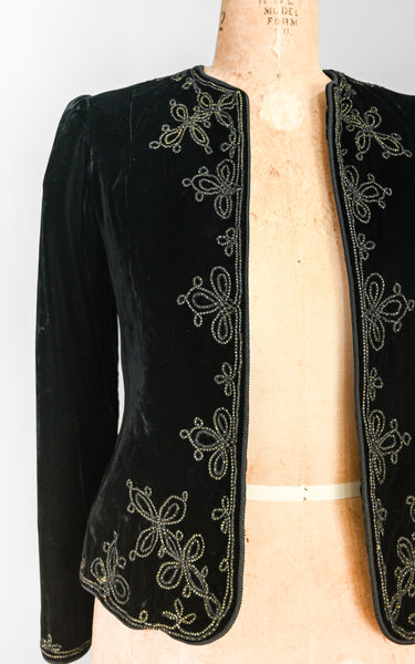 Veste Miss O des années 80 et 30
