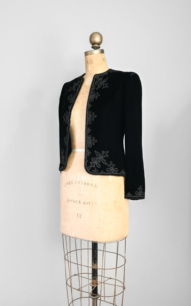 Veste Miss O des années 80 et 30