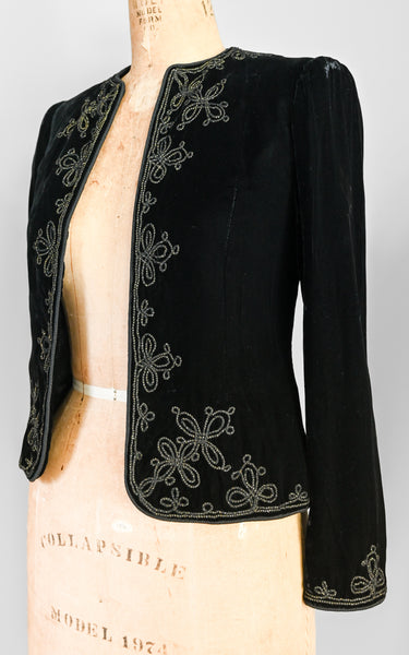 Veste Miss O des années 80 et 30