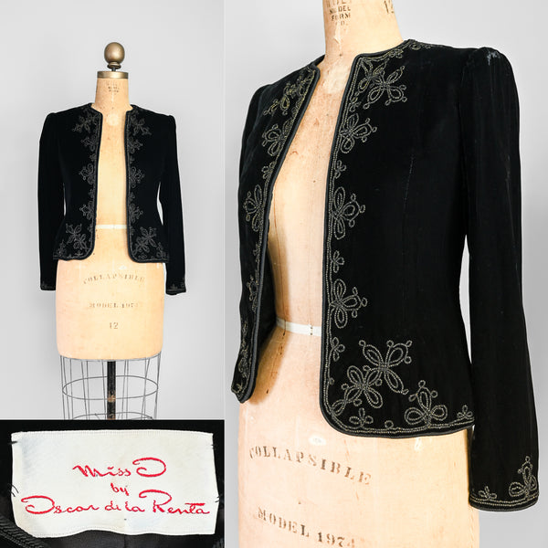 Veste Miss O des années 80 et 30