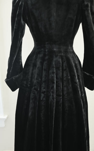 1890s Cattail Plush Coat