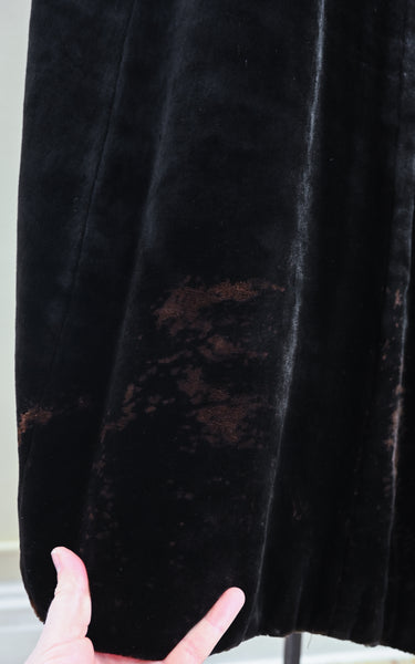 1890s Cattail Plush Coat