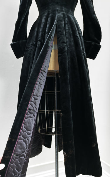 1890s Cattail Plush Coat