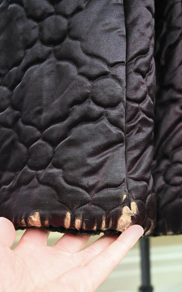 1890s Cattail Plush Coat