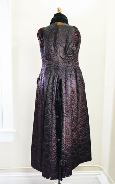 1890s Cattail Plush Coat