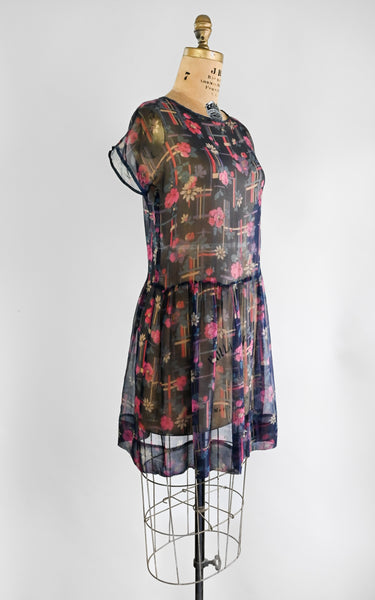1920s Deco Daisy Dress
