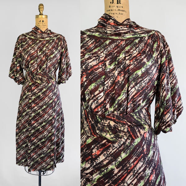 1930s Impasto Dress