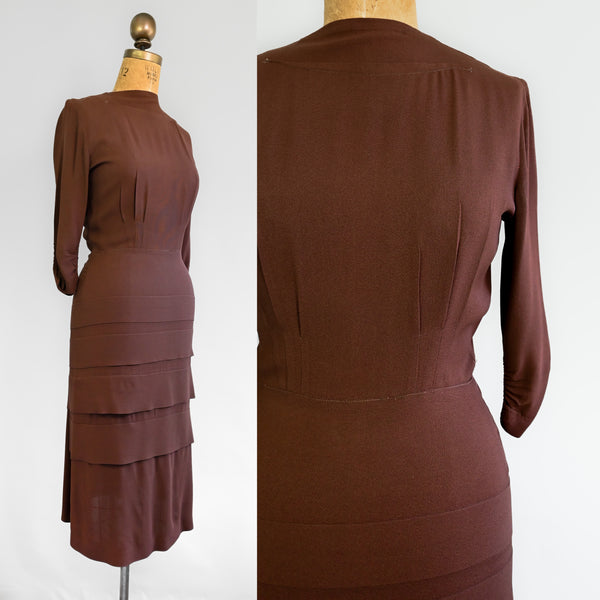 1930s Noisette Dress