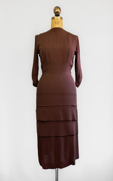 1930s Noisette Dress